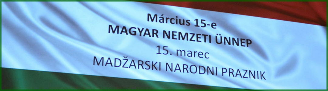 Prireditev v spomin na marčno revolucijo in osvobodilni boj na Madžarskem v letih 1848/49