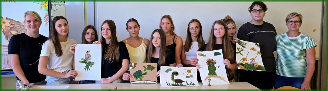 A 1. b osztály diákjai a fenntarthatóság jegyében